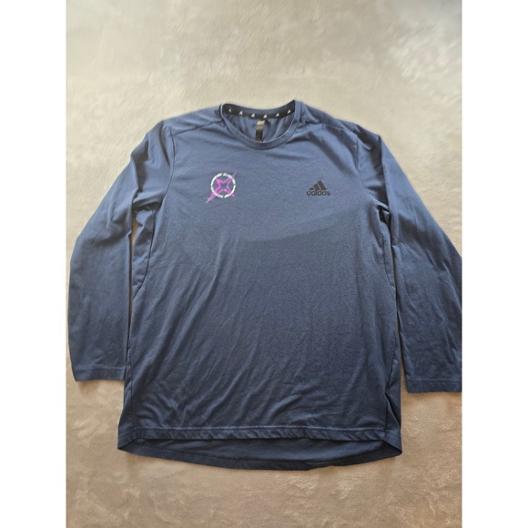 Adidas MLS Next Fest Long Sleeve Shirt Mens XL Blue Athletic Performance - Picture 2 of 8